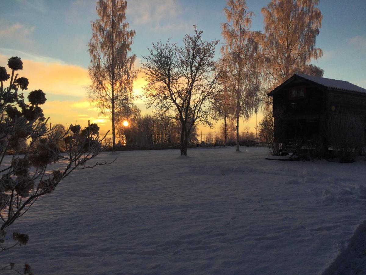 Mysigt Boende I Raettvik Med Utsikt Oever Siljan Kültér fotó