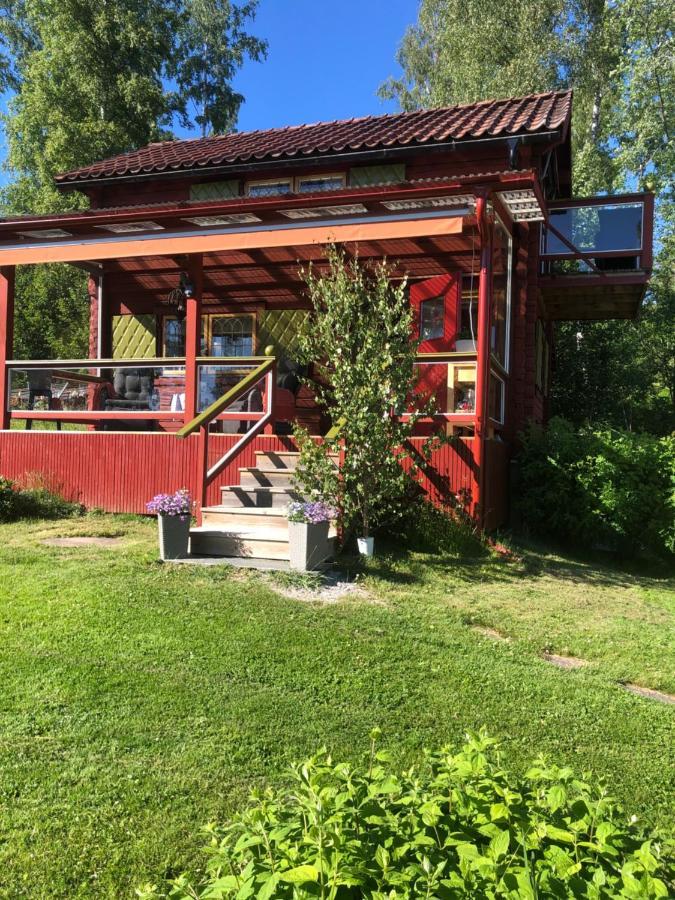 Mysigt Boende I Raettvik Med Utsikt Oever Siljan Kültér fotó