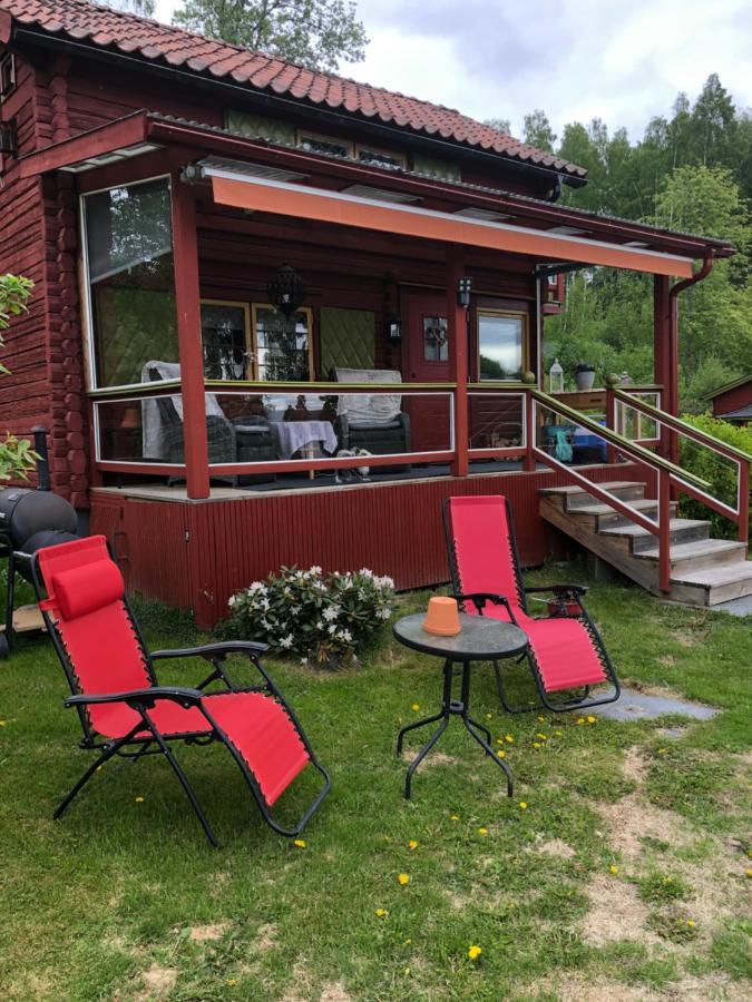 Mysigt Boende I Raettvik Med Utsikt Oever Siljan Kültér fotó